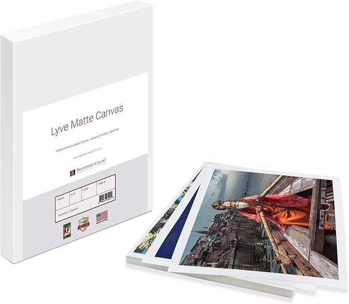 Premium Lyve Matte Canvas Sheets Professionals choice by Breathing+Color