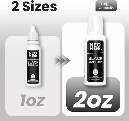 Premium Stamp Ink, Quick-Drying & AP-Certified Non-Toxic Refill Ink - Image 6
