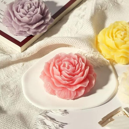 3D Peony Candle Mold 2Pack, Peony Molds by Catii