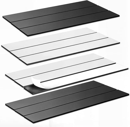 Magnetic Strips Self Adhesive, 12 Pack 6" x 1" Sticky Back Magnet Tapes by Unknown