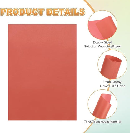 MECCANIXITY 100 Sheet Colored Vellum Paper 5.9" x 8.3", 100gsm Translucent - Image 3