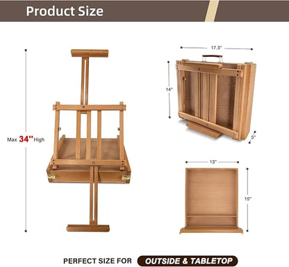 Large Sketchbox Table Top Easel - Image 2