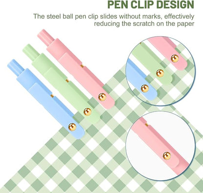 Ddaowanx Colorful Gel Pens, 0.5mm Fine Point Retractable, Cute Pens - Image 6