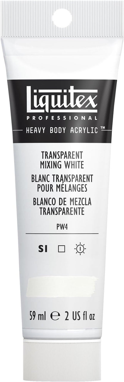 Liquitex Professional Heavy Body Acrylic Paint, 2-oz Tube, Transparent Mixing by Liquitex