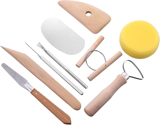 Meuxan 30PCS Pottery Tools Clay Sculpting Tool Set - Image 4