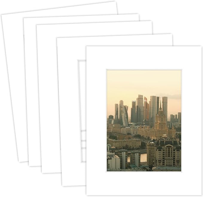 MBC Mat Board Center, 5 Pack 8.5X11 by MatBoardCenter