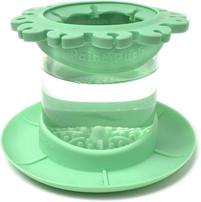 Paint Puck Ultimate Rinse Cup Paint Brush Cleaner – Non-Spill Paint Water Cup & by PaintPuck
