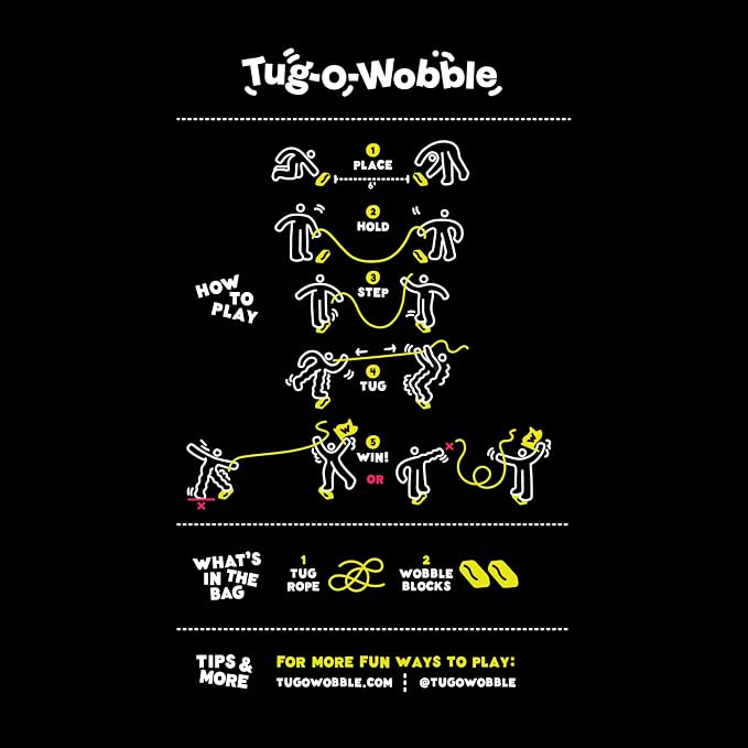 TUG O' WOBBLE: The Ultimate Balancing Outdoor and Indoor Game, Fun - Image 3