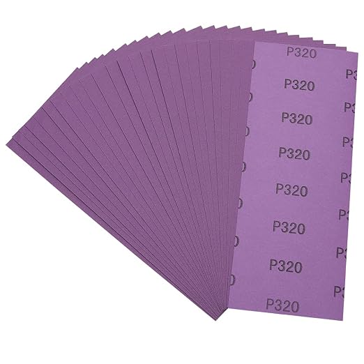 Sandpaper 320 Grit, Wet Dry Sanding Sheets, High Performance Ceramic Abrasive - Image 2