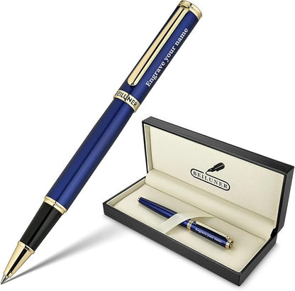 BEILUNER Blue Personalized Pen, Stunning Luxury Lacquer by BEILUNER