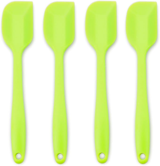 Silicone Spatula 4-piece Set, Heat-Resistant Non-stick Rubber Spatulas - Image 2