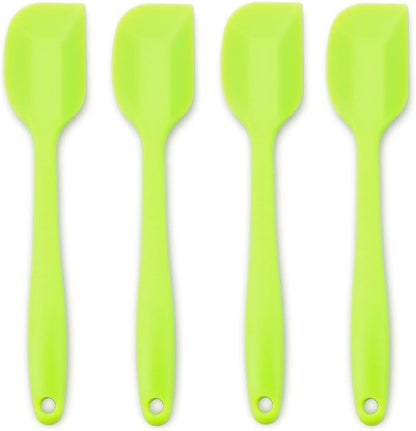 Silicone Spatula 4-piece Set, Heat-Resistant Non-stick Rubber Spatulas - Image 2