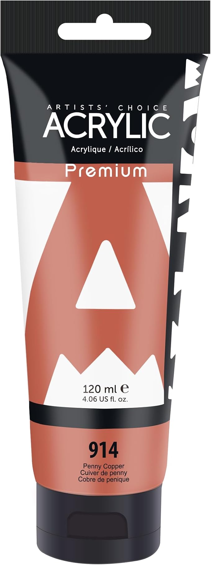 AUREUO Penny Copper Acrylic Paint, 4 Fl Oz / 120ml Single Tube, Rich Pigment by AUREUO