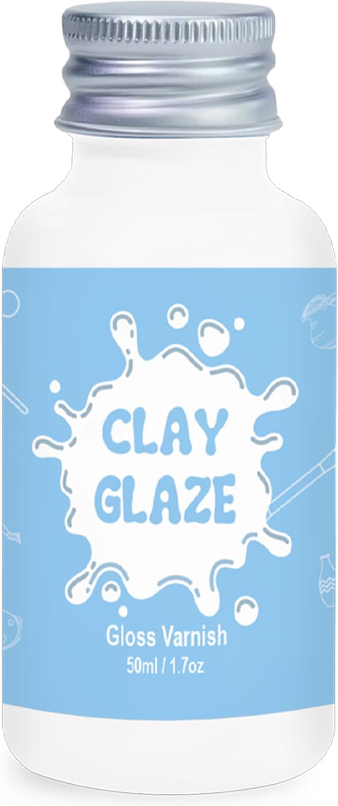 50ml Air Dry Clay Varnish，Air Dry Clay Sealant by EIGTWEN