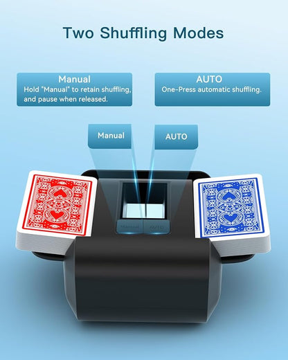 Automatic Card Shuffler, Rechargeable Cards Shuffler Machine - Image 2