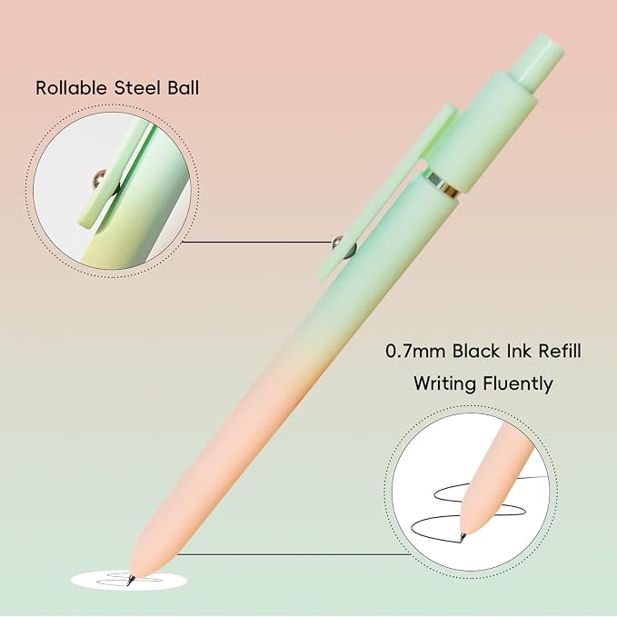 Gel Pens, High-End Series 0.7mm Black Ink Pens - Image 3