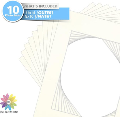 Mat Board Center, 11x14 for 8x10 Ivory Turret Color Mats - Image 4