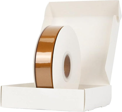 HUIHUANG Satin Ribbon 1 inch Wide Copper Ribbon 50 Yards Double Face Satin - Image 6