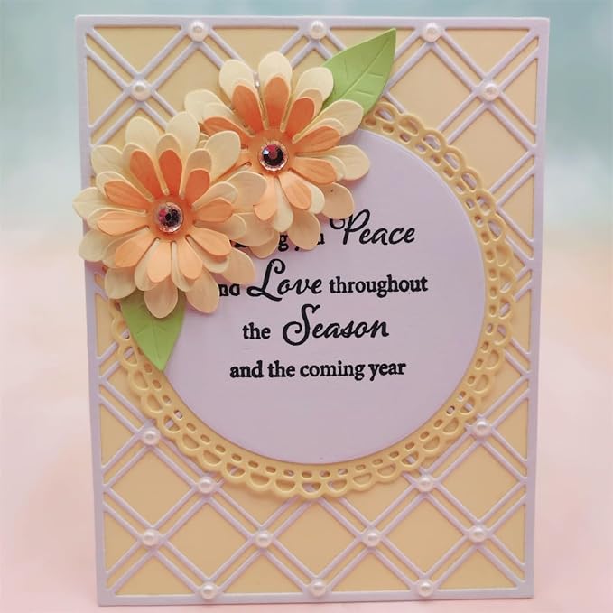 Cutting Dies Metal Stencils Scrapbooking Tools Flowers Lace Frame DIY Embossing - Image 8
