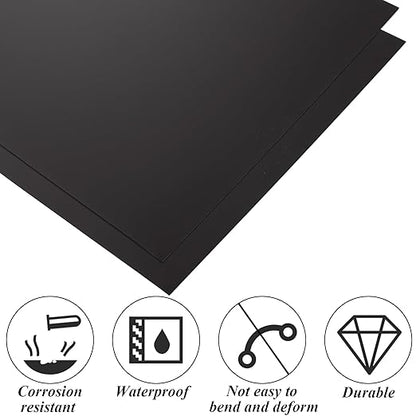 4PCS 12 x 12 x 1/32 Inch Anodized Aluminum Sheet, 0.8MM Thin Metal Plates - Image 4