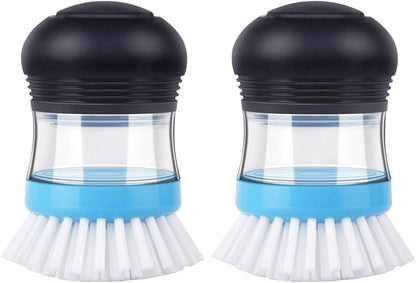 MR.SIGA Soap Dispensing Palm Brush, Kitchen Brush by MRSIGA