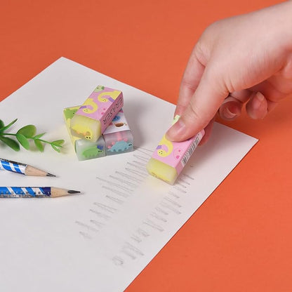 18 Pack Colorful Dinosaur Jelly Erasers - Image 6