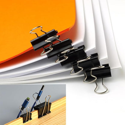 48 PCS Medium Binder Clips, 1-1/4 inch 32mm Binder Clips, Paper Clamps Medium - Image 3