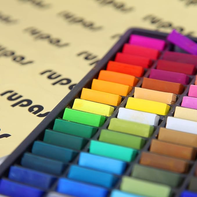 Rupas Soft Dry Pastel 48 Color Set Square Chalk by Unknown