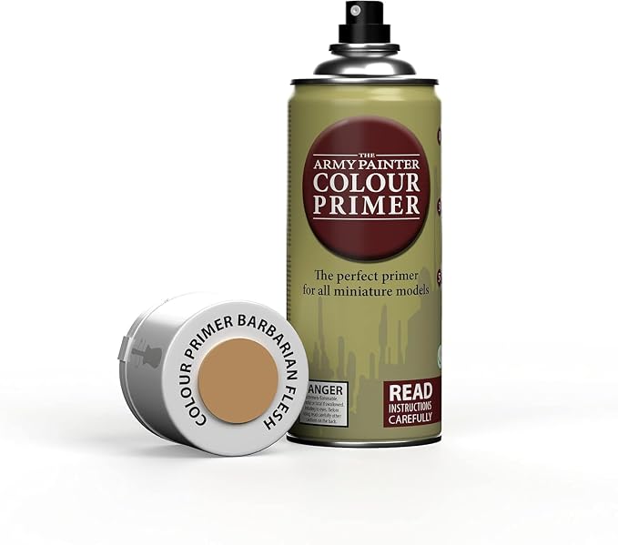 The Army Painter Color Primer Spray Paint, Barbarian Flesh, 13.5oz by TheArmyPainter