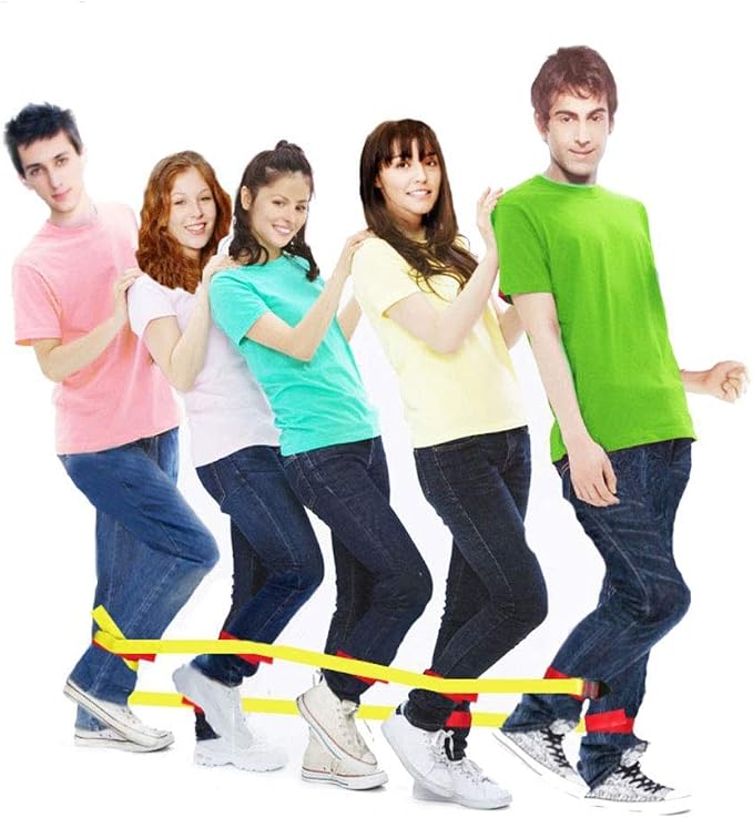 Sonyabecca Cooperative Band Walker 5-Legged Race Band Set Game Teamwork Training - Image 2