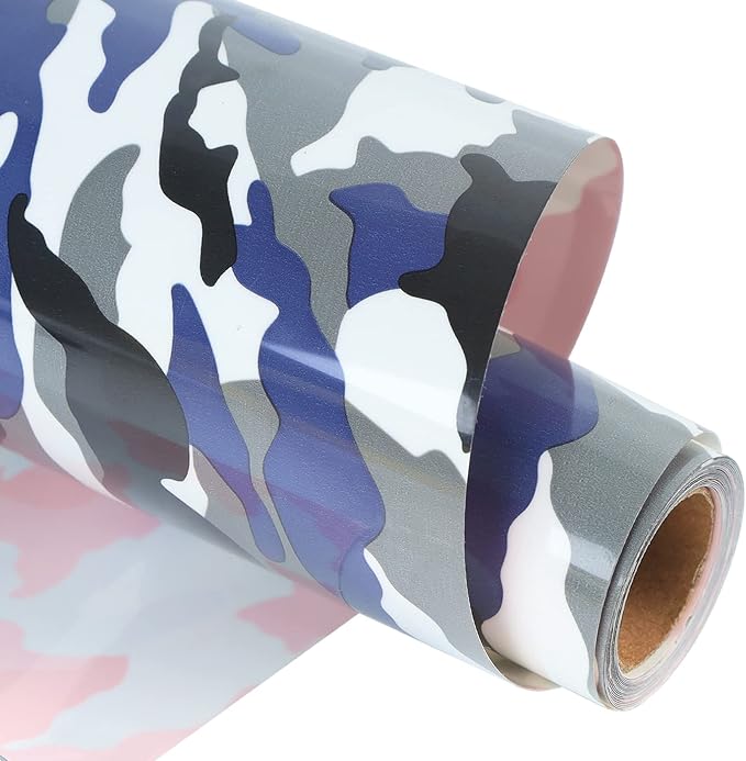 Guangyintong Camouflage Blue Heat Transfer Vinyl Rolls, All Cutter Machine by guangyintong