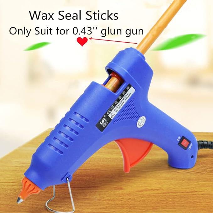 Gray Blue Wax Sealing Sticks, ONWINPOR 10pcs Glue Gun Wax Seal Sticks - Image 7