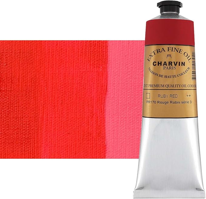 Charvin Extra Fine Oil Paint, Ruby Red 150 ml by Unknown