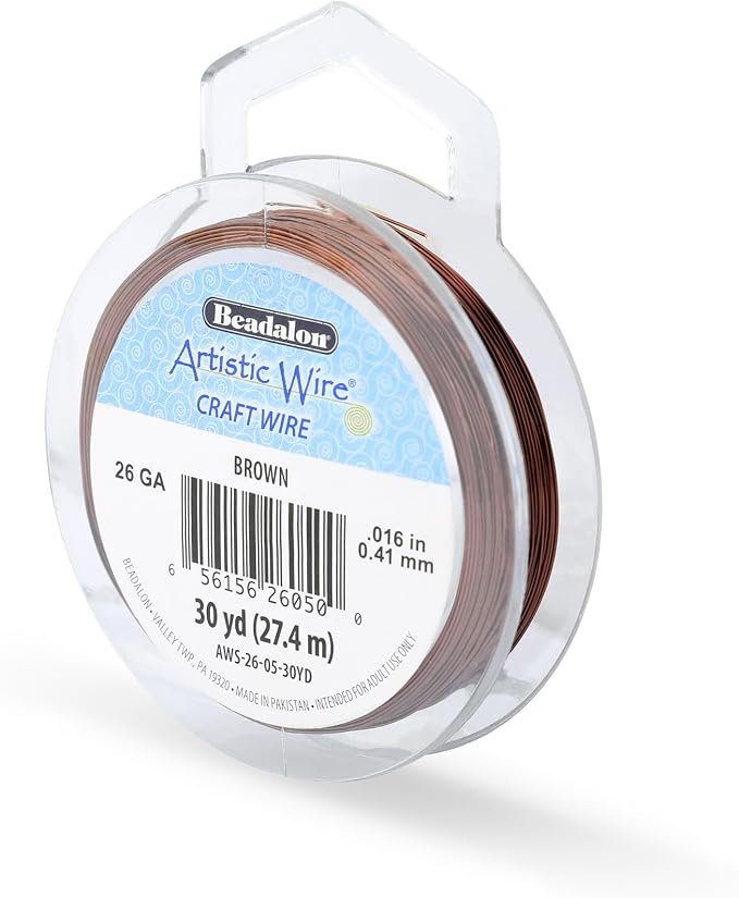 Artistic Wire, 26 Gauge Tarnish Resistant Colored Copper Craft Wire, 30 yd by Unknown