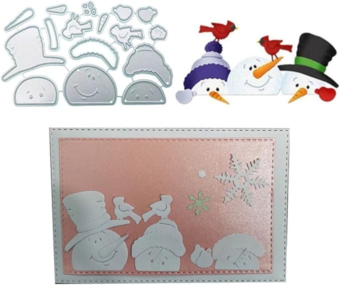 Metal Cutting Dies DIY Merry Christams Embossing Stencil Template Scrapbooking by Annchaos