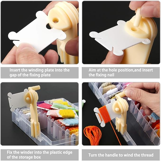 Epesl Embroidery Floss Organizer Box Tools - Image 3