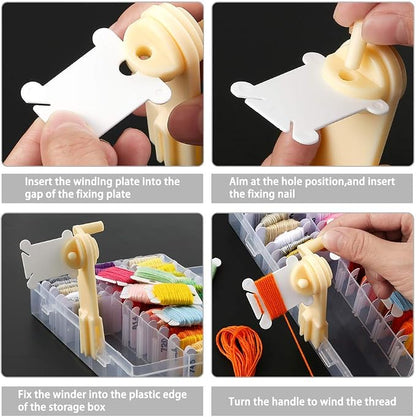 Epesl Embroidery Floss Organizer Box Tools - Image 3