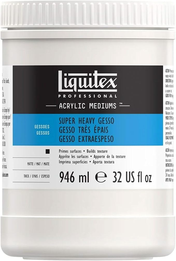 Liquitex Professional Gesso Surface Prep Medium, Super Heavy by Liquitex