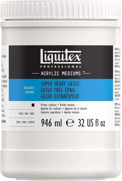 Liquitex Professional Gesso Surface Prep Medium, Super Heavy by Liquitex