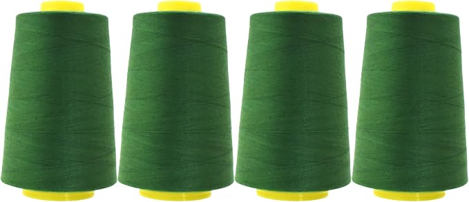 Mandala Crafts 4 Pack of Serger Threads Cones Spools by MandalaCrafts