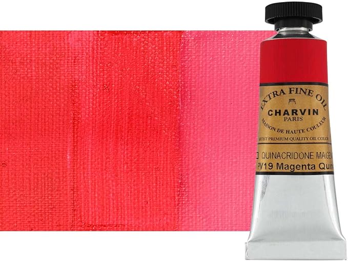 Charvin Extra Fine Oil Paint, Quinacridone Magenta 20 ml by Unknown