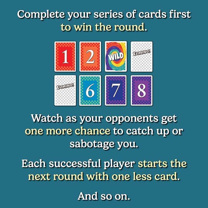 Elimino! A Fast Paced Card Game - Image 4