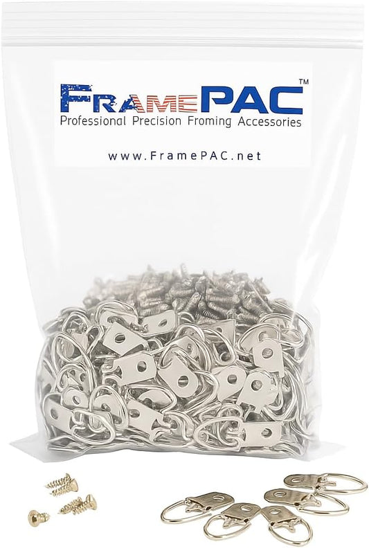 D Ring Picture Hangers with Screws by FramePac