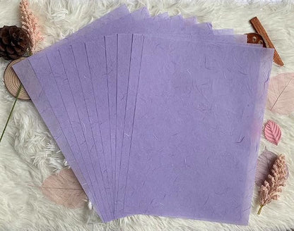 50 Sheets A4 Natural Fiber Mulberry Tree Mulberry Paper Sheets Art Tissue Washi - Image 6