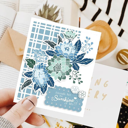 ORIGACH Realistic Dahlia Layering Stencils Set - Image 6