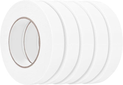 Double Sided Foam Tape 1In x 16.5FT 5 Pack, Mounting Tape Heavy Duty, Strong by ToLanbbt