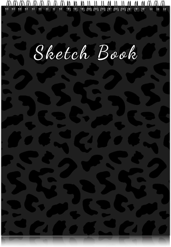 Deokke Sketchbook Top Spiral Bound Sketch Pad, 9 x 12 inch, 100GSM Thick Paper by Deokke