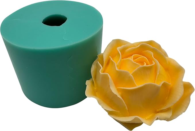 3D Rose Flower Soap Candle Wax Mold Resin Epoxy Decorated Craft Silicone Molds - Image 6