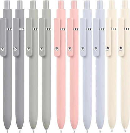 Vanhench 10 Pcs Gel Pens, 0.5mm Fine Point Smooth Writing Pens by Vanhench