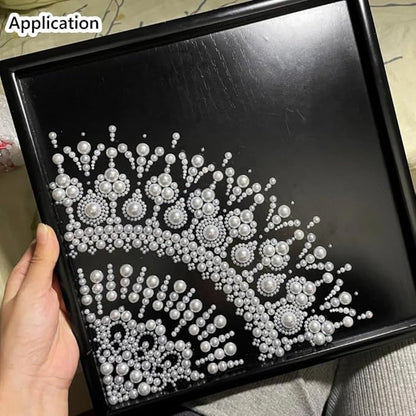 400pcs 12mm Half Pearls for Crafts Flatback Round Half Pearl Beads for Jewelry - Image 4